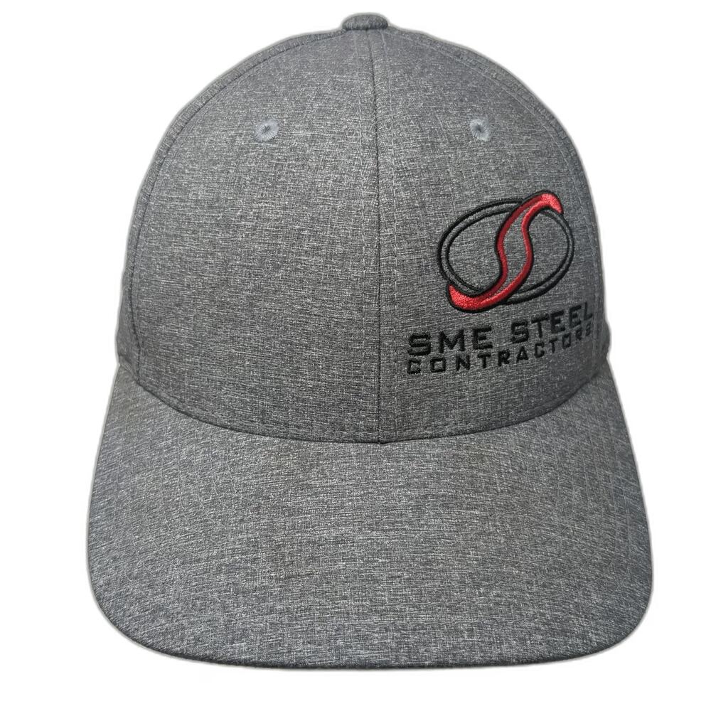 Port Authority Snapback Gray One Size Hat SME Steel SLC Airport Project Logo